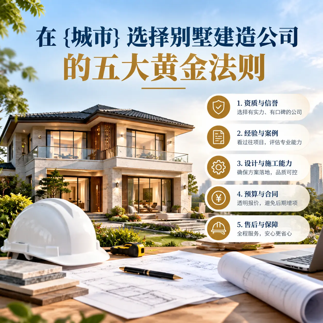 在 盘州 选择别墅建造公司的五大黄金法则