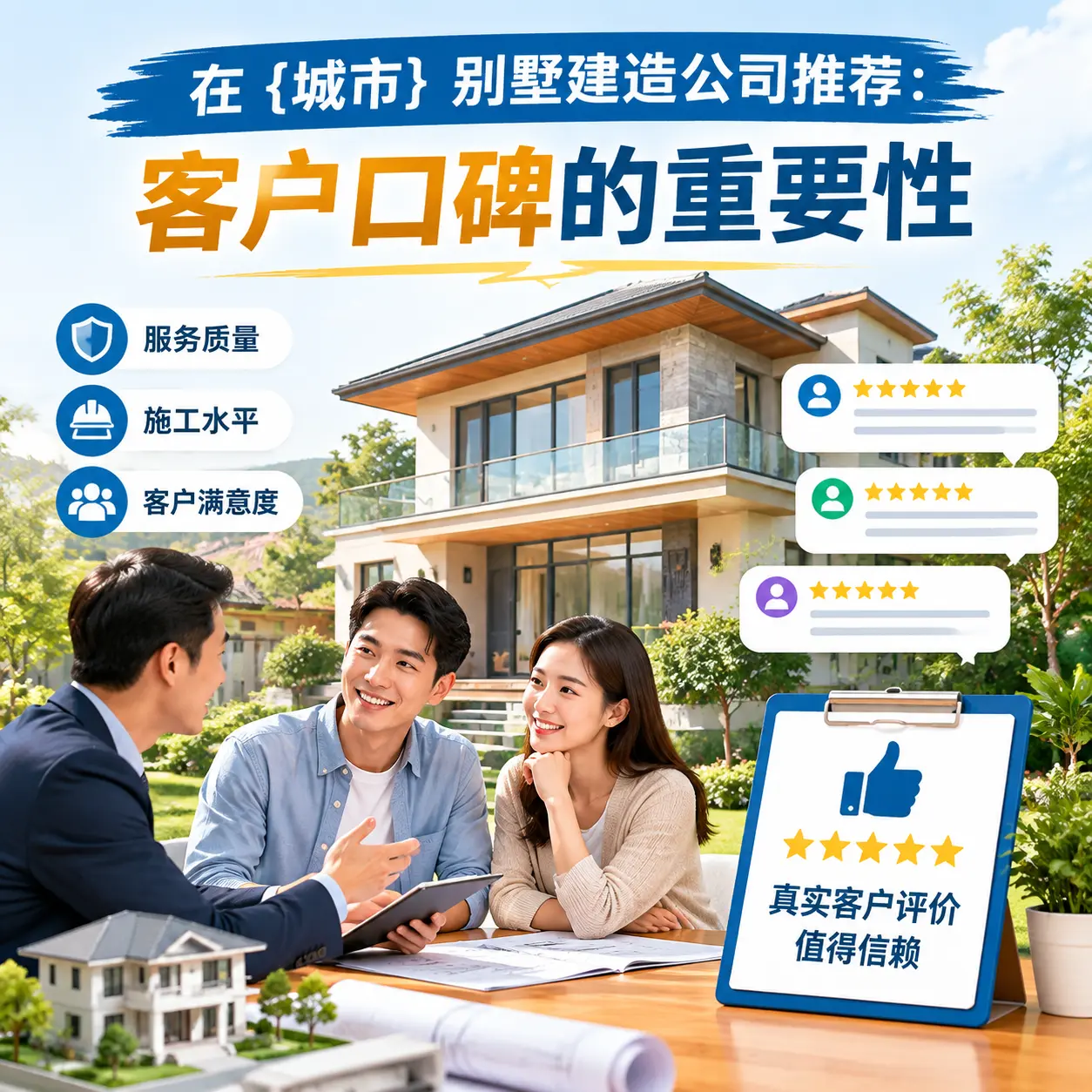 在 盘州 别墅建造公司推荐:客户口碑的重要性