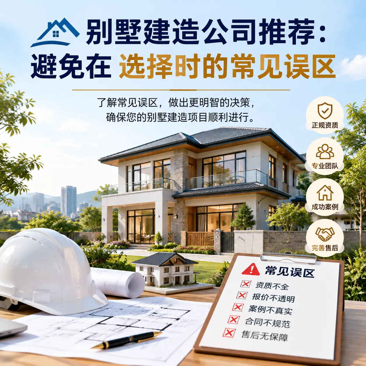 别墅建造公司推荐:避免在 盘州 选择时的常见误区