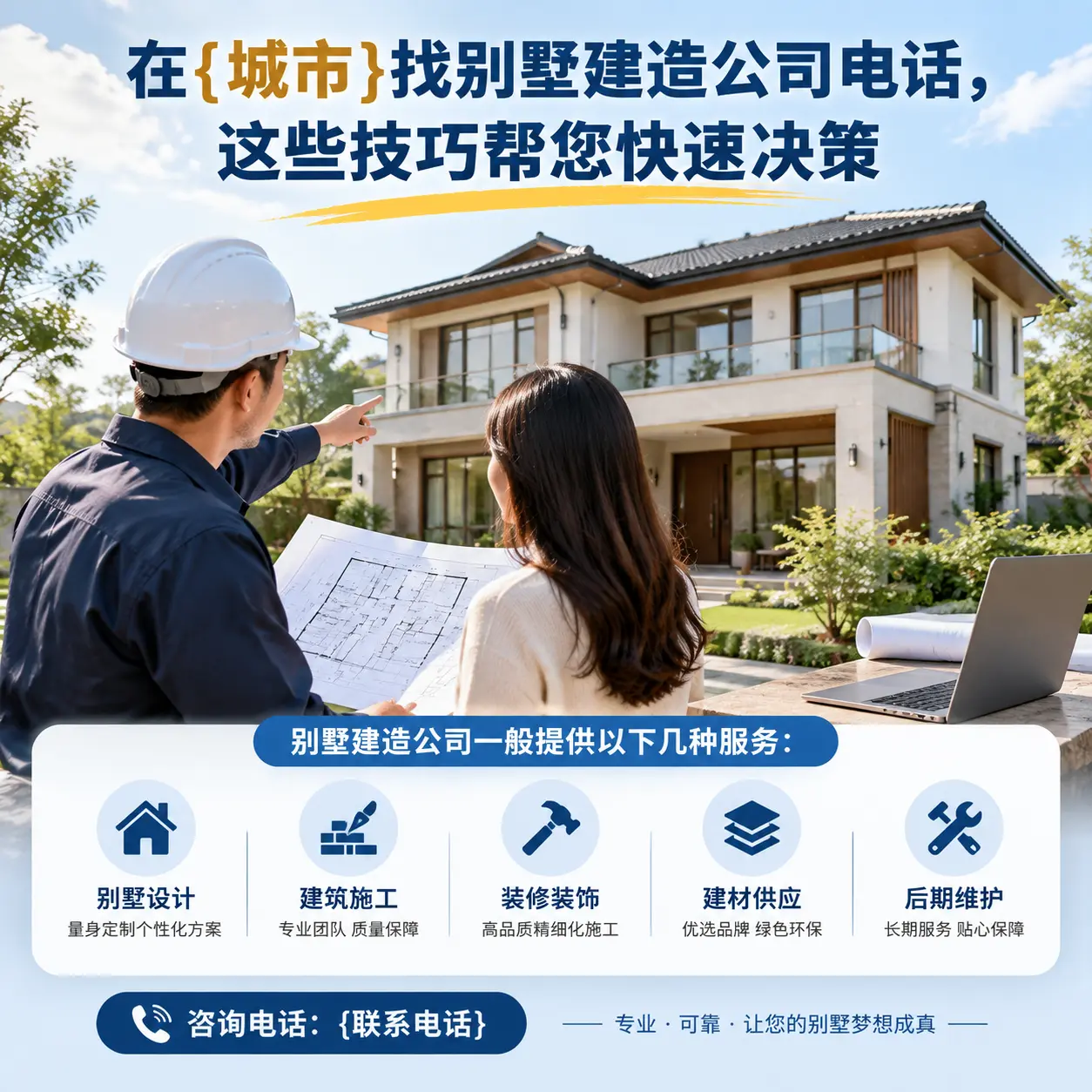 在盘州找别墅建造公司电话,这些技巧帮您快速决策