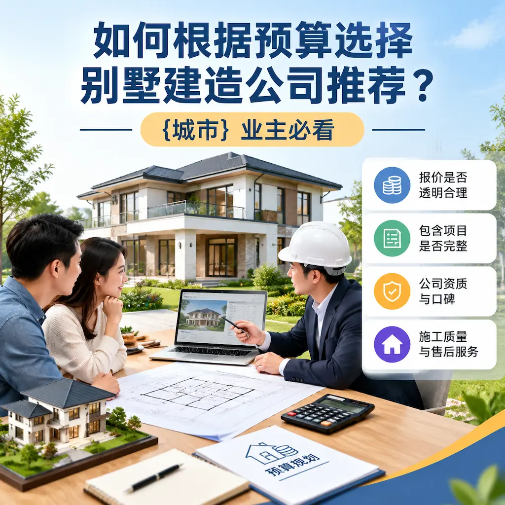如何根据预算选择别墅建造公司推荐？ 盘州 业主必看
